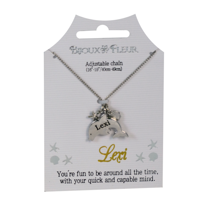 Bijoux Fleur Dolphin Necklace - Names
