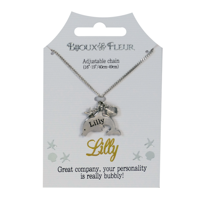 Bijoux Fleur Dolphin Necklace - Names