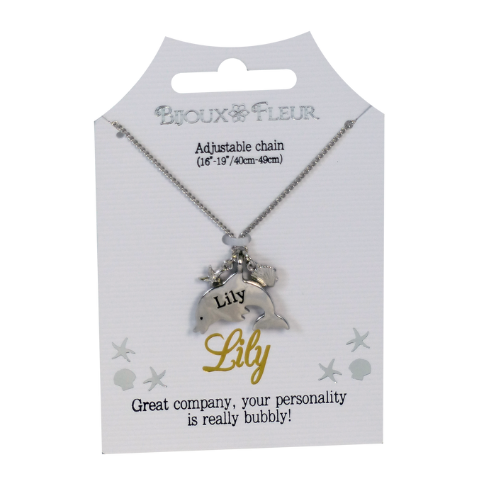 Bijoux Fleur Dolphin Necklace - Names