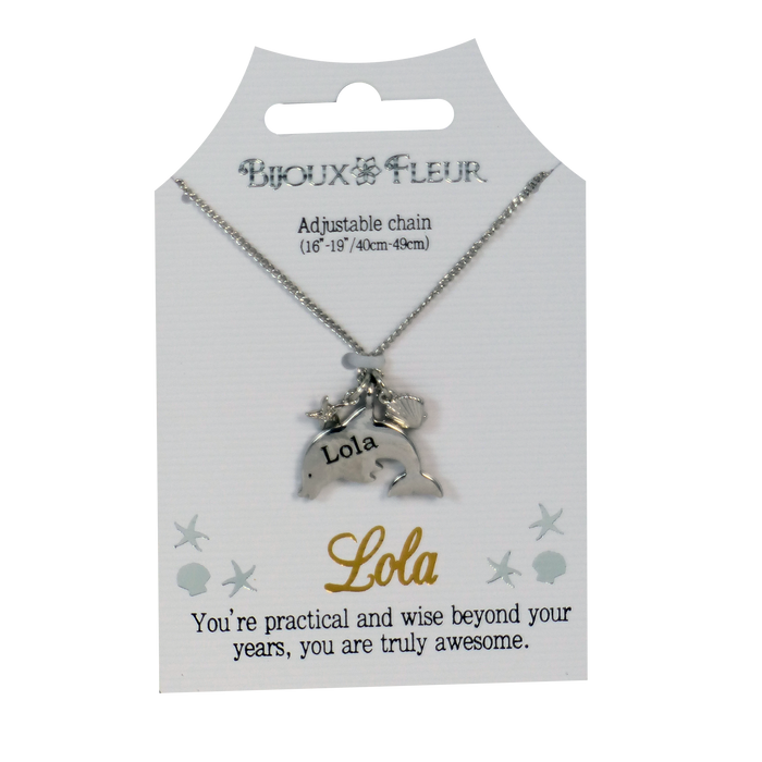 Bijoux Fleur Dolphin Necklace - Names