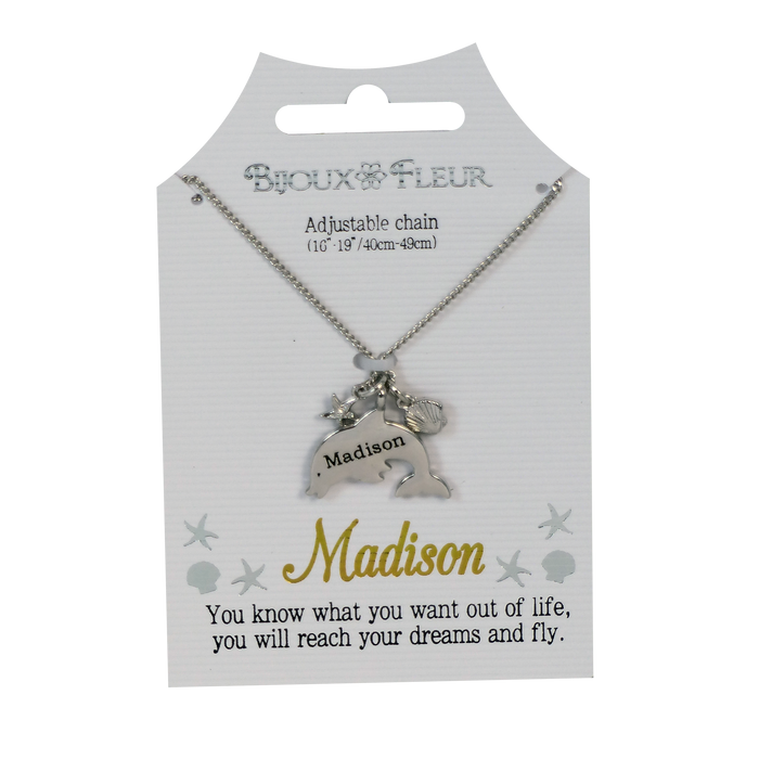 Bijoux Fleur Dolphin Necklace - Names