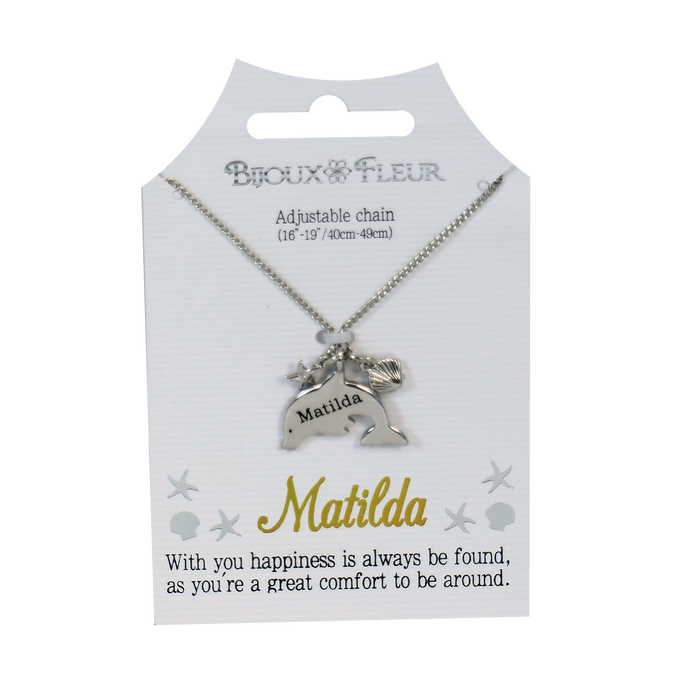 Bijoux Fleur Dolphin Necklace - Names