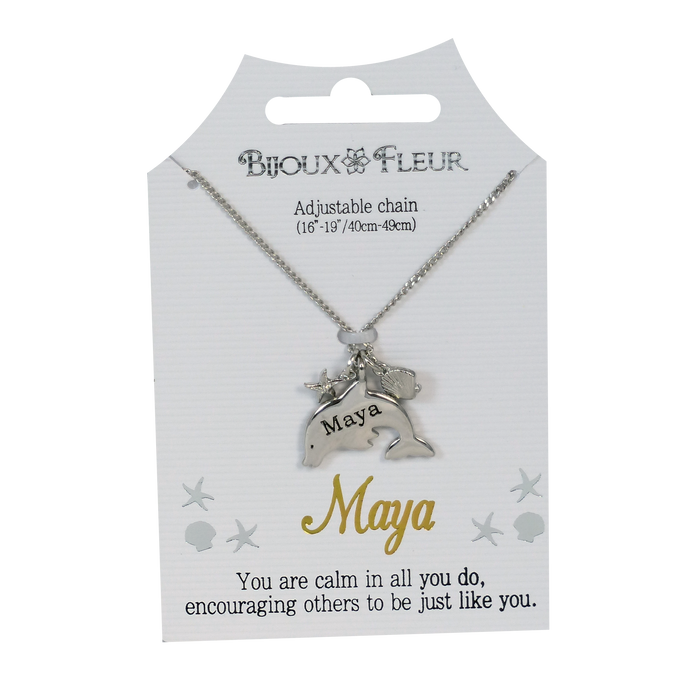 Bijoux Fleur Dolphin Necklace - Names