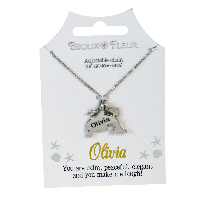 Bijoux Fleur Dolphin Necklace - Names
