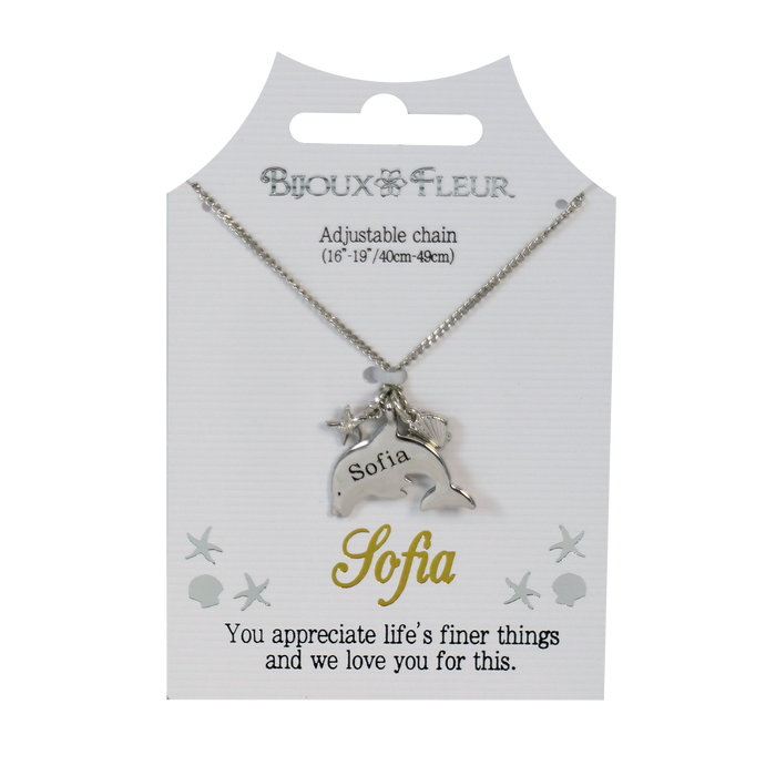 Bijoux Fleur Dolphin Necklace - Names