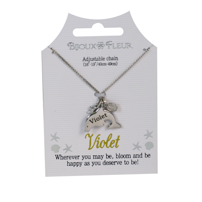 Bijoux Fleur Dolphin Necklace - Names