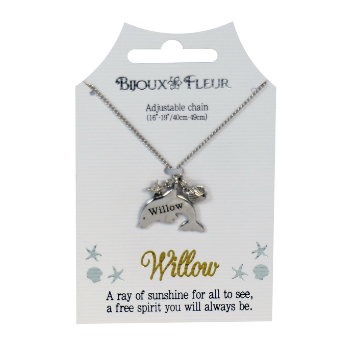 Bijoux Fleur Dolphin Necklace - Names