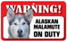 DS003 Alaskan Malamute Pet Sign
