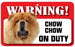 DS021 Chow Chow Pet Sign