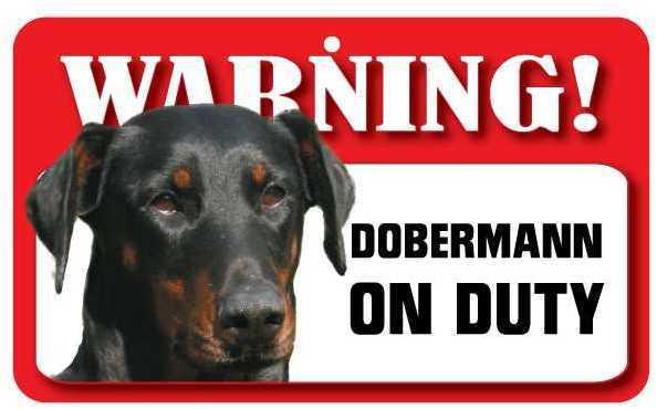 DS027 Dobermann Pet Sign