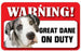 DS035 Great Dane Pet Sign