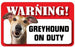 DS036 Greyhound Pet Sign