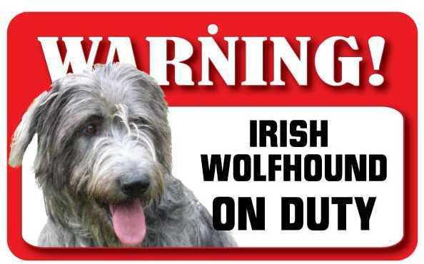 DS039 Irish Wolf Hound Pet Sign
