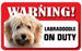 DS042 Labradoodle Pet Sign