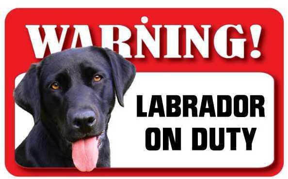 DS043 Black Labrador Pet Sign