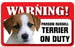 DS055 Parson Russell Terrier Pet Sign