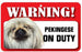 DS056 Pekingese Pet Sign