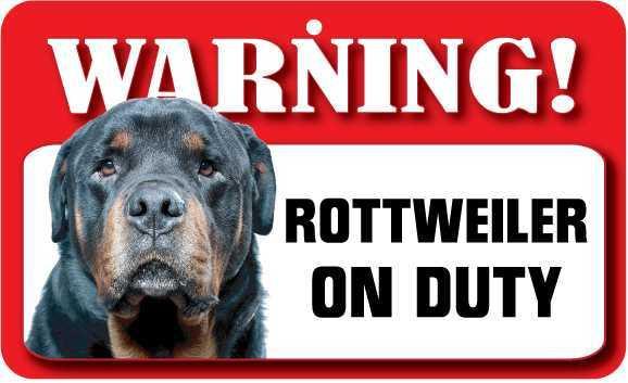 DS064 Rottweiler Pet Sign