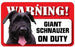 DS067 Giant Schnauzer Pet Sign
