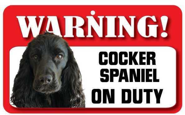 DS073 Cocker Spaniel Pet Sign