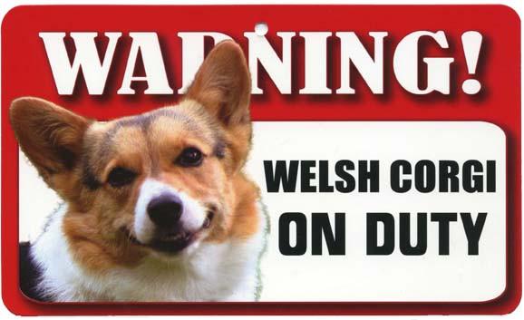 DS078 Welsh Corgi Pet Sign