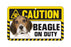 Beagle Hound Caution  Sign