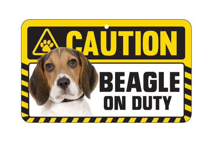 Beagle Hound Caution  Sign