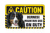 Bernese Mountain Dog Caution  Sign