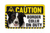 Border Collie Caution  Sign