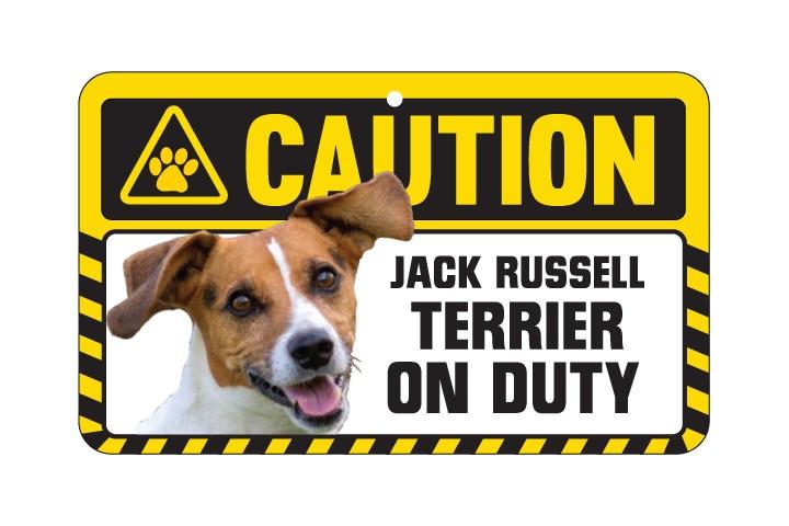 Jack Russell Caution Sign