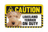 Lakeland Terrier Caution Sign