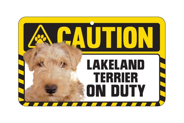 Lakeland Terrier Caution Sign