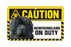 Newfoundland  Caution Sign