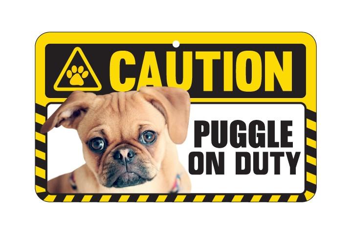 Puggle Caution Sign