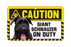 Schnauzer (Giant) Caution Sign
