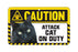 Black Cat Caution