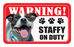 Staffy (Black & White)