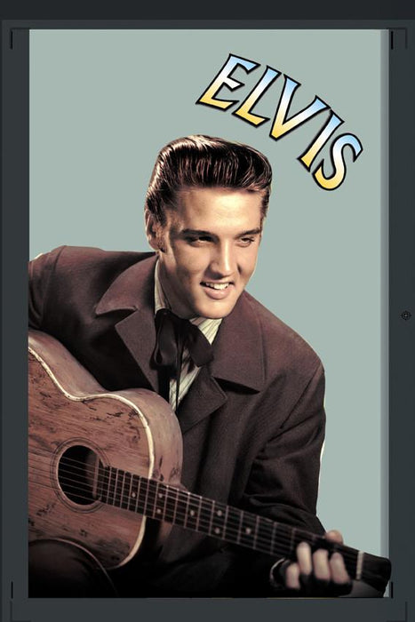 Elvis Presley And Guitar Mirror