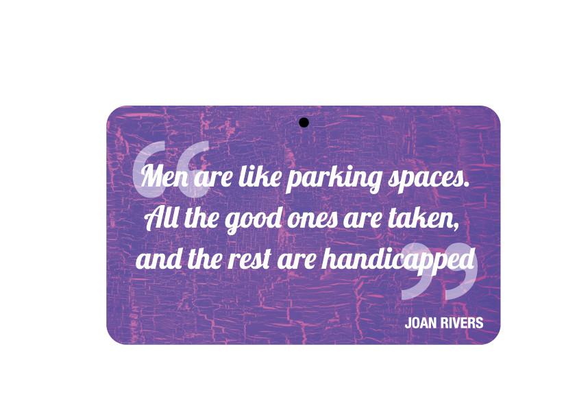 FN046 Fun Sign - Men Are Like Parking Spaces 