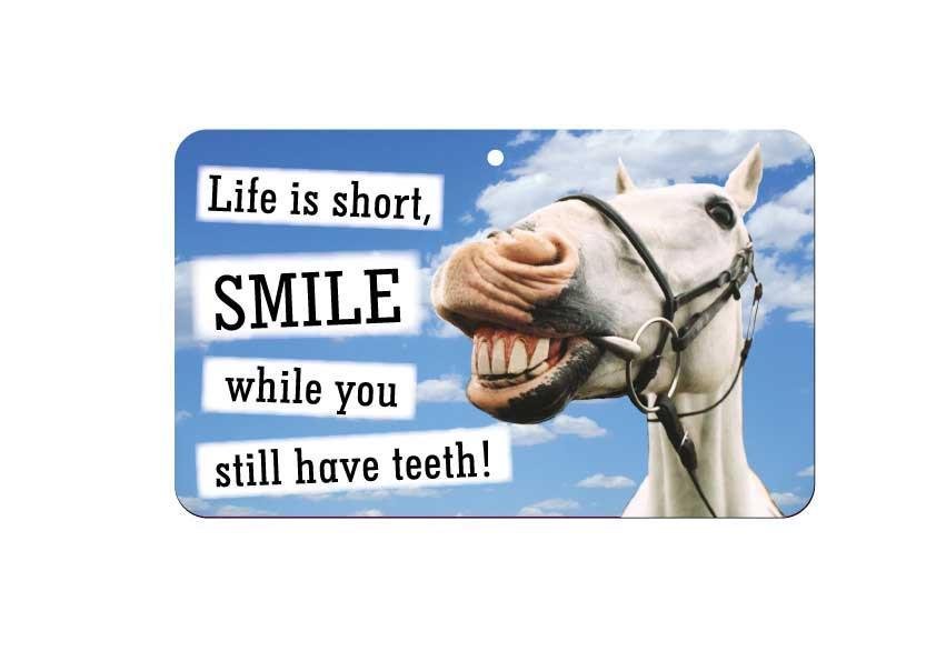 FN063 Fun Sign - Life Is Short&#044; Smile