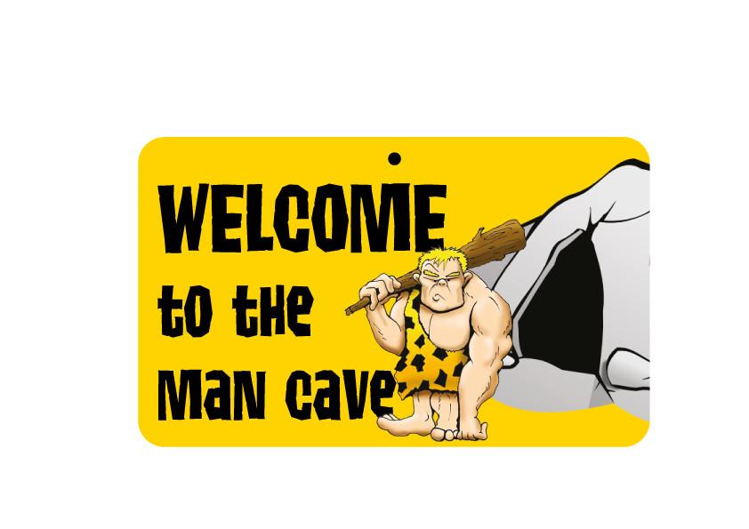 FN095 Fun Sign - Welcome To The Man Cave 