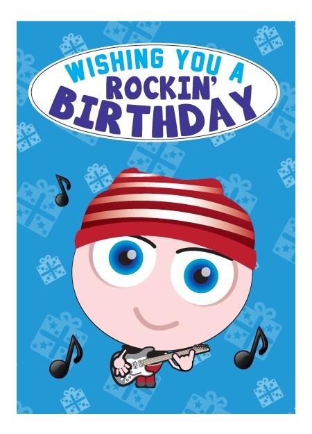 Birthday Card - Rockin' Birthday