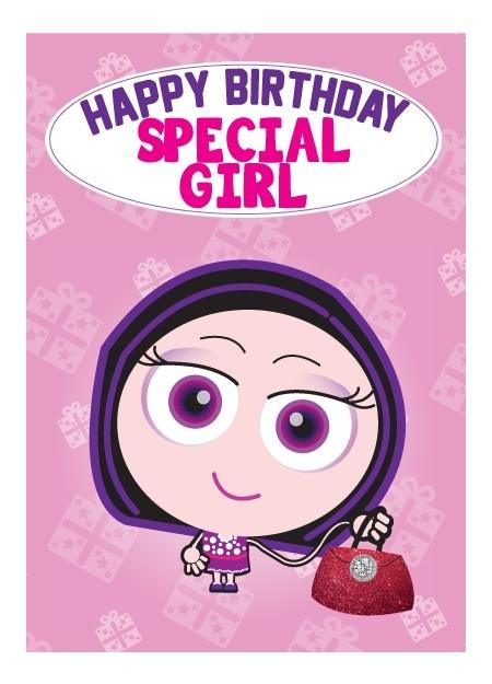 Birthday Card - Special Girl