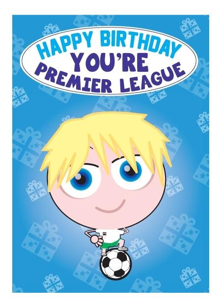 Birthday Card - Premier League