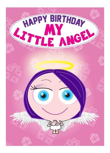 Birthday Card - My Little Angel