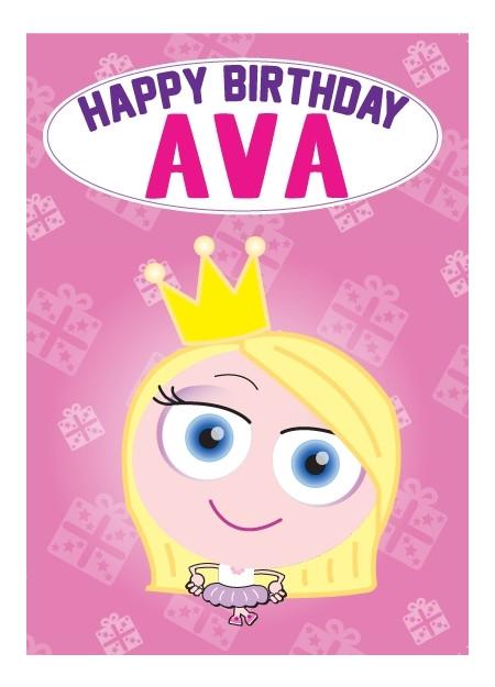 Birthday Card - Ava