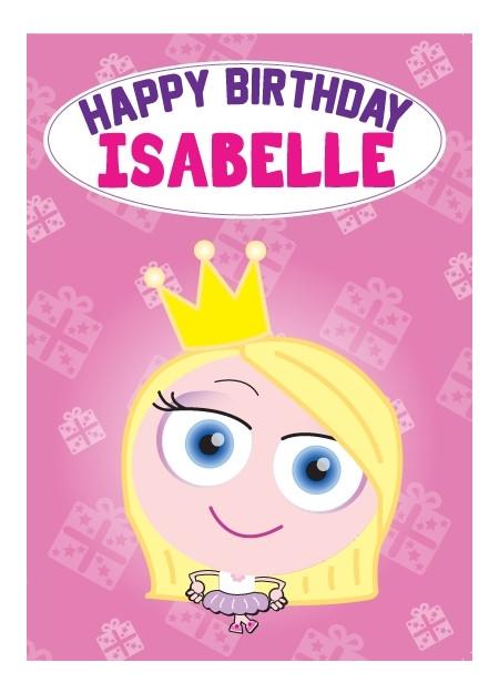 Birthday Card - Isabelle