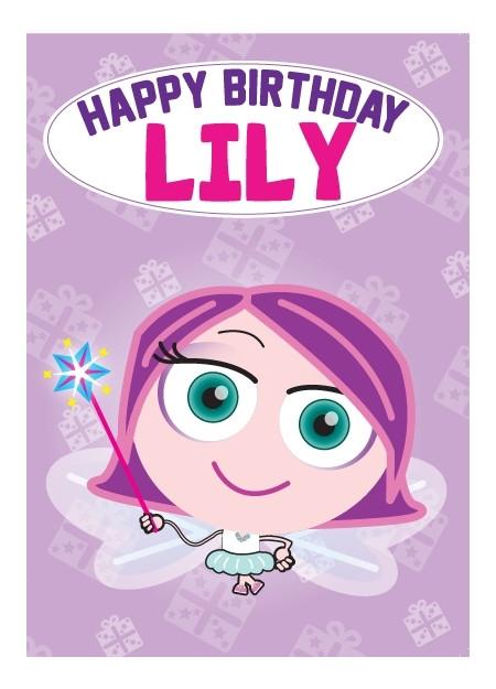 Birthday Card - Lily