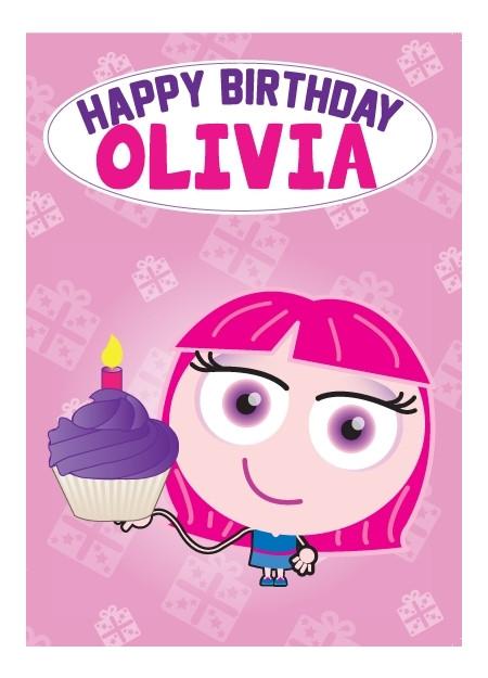 Birthday Card - Olivia