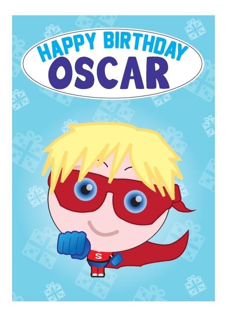 Birthday Card - Oscar